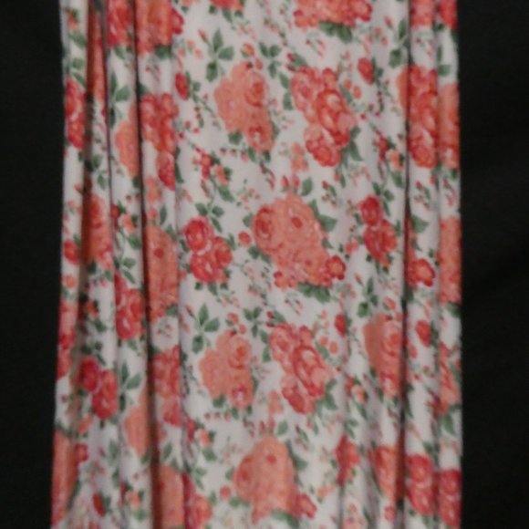 Very Long Pleated Floral Skirt | Stretchy Waistband | Slip-on | NWOT - Picture 7 of 8